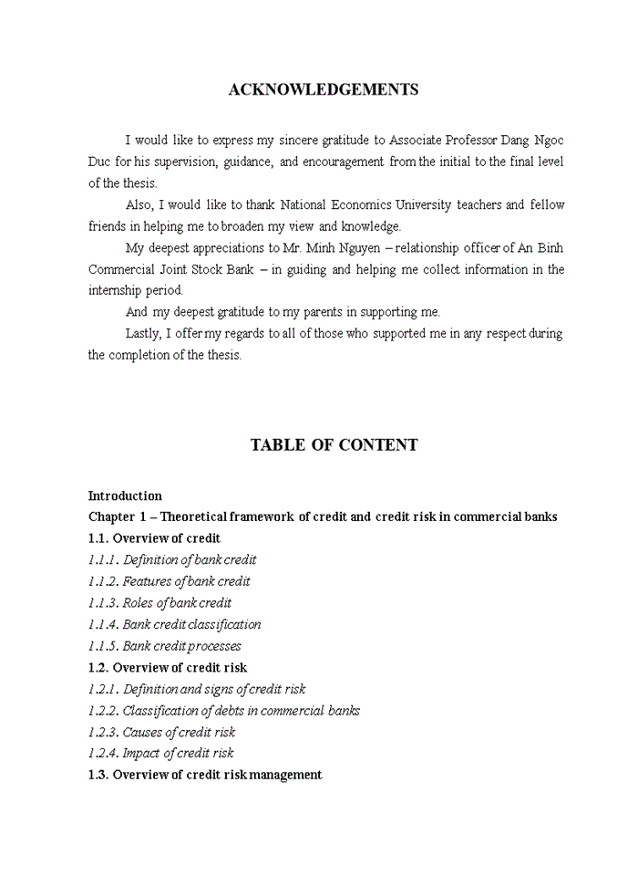 image for page Solutions to reduce credit risk in an binh commercial joint stock bank – hoang quoc viet branch