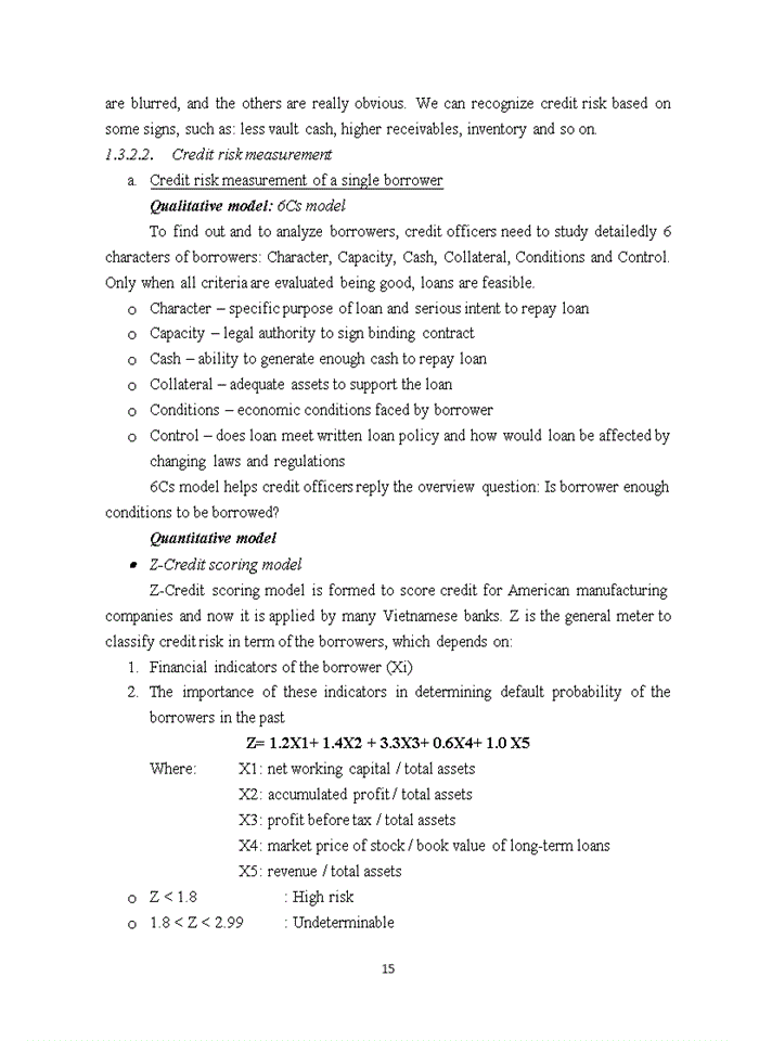 image for page Solutions to reduce credit risk in an binh commercial joint stock bank – hoang quoc viet branch