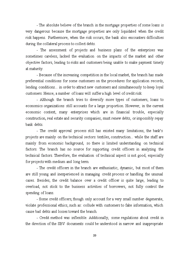 image for page Solutions to reduce credit risk in an binh commercial joint stock bank – hoang quoc viet branch