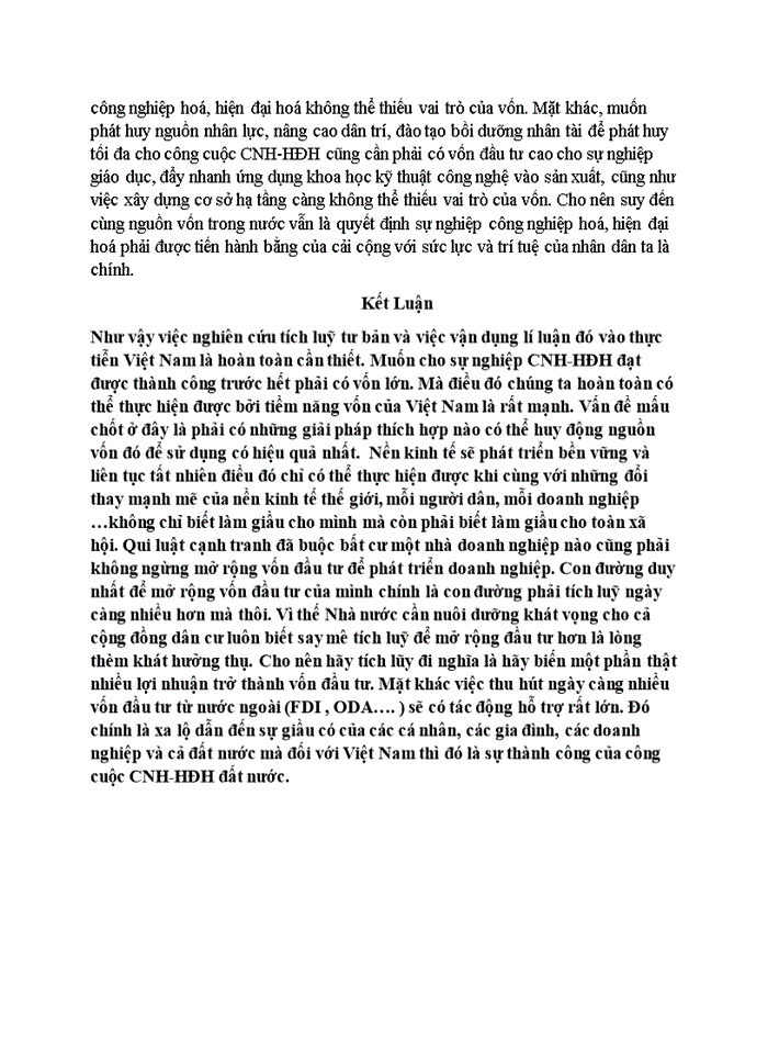 image for page Lý luận tích lũy tư bản của C.Marx. Ý nghĩa của việc nghiên cứu lý luận này đối với nước ta hiện nay.