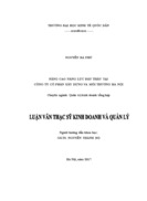 Nâng cao năng lực đấu thầu tại công ty cổ phần xây dựng và môi trường hà