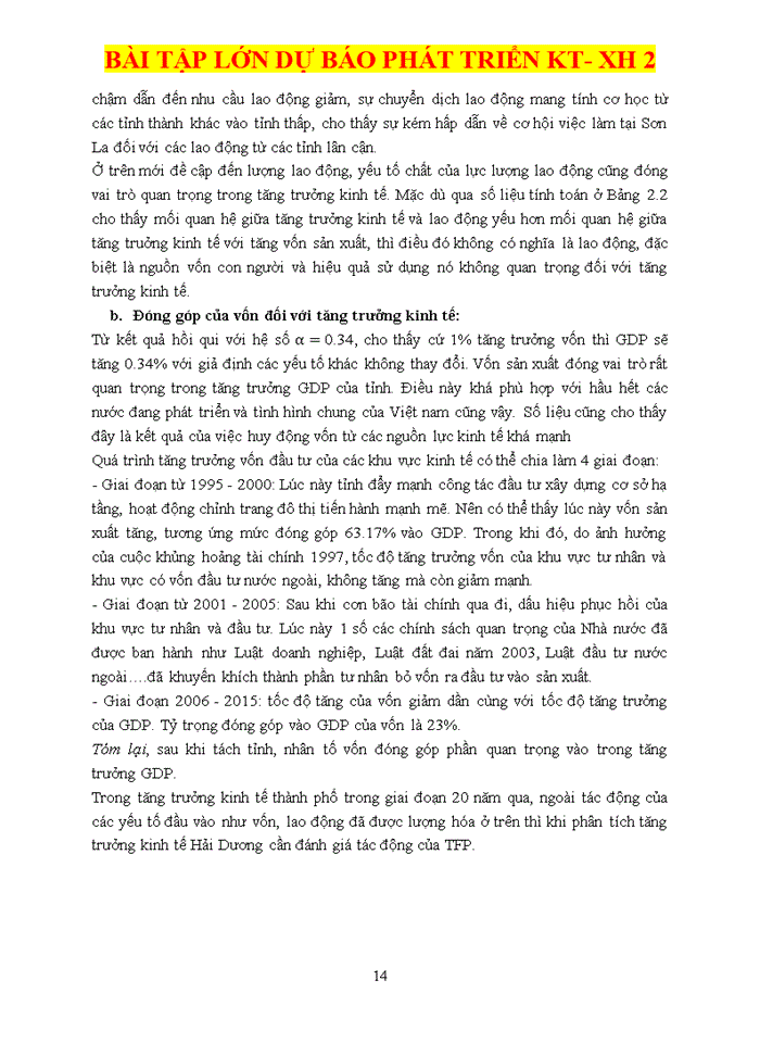 image for page Dự báo dân số Tỉnh Sơn La giai đoạn 2009 - 2015 bằng phương pháp chuyển tuổi trên cơ sở số liệu Tổng điều tra dân số năm 2009