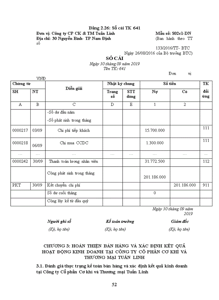image for page Các giải pháp hoàn thiện kế toán bán hàng và xác định kết quả kinh doanh tại Công ty Cổ phần Cơ khí và Thương mại Tuấn Linh