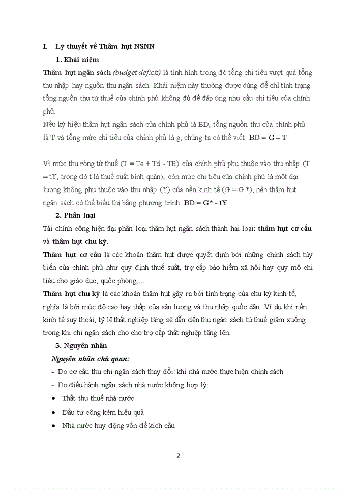 image for page Ảnh hưởng của thâm hụt ngân sách nhà nước tới nền kinh tế