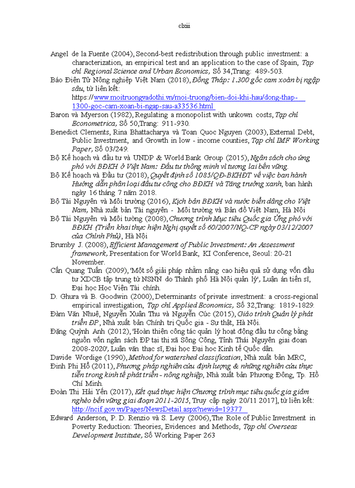 image for page Quản lý đầu tư công trong điều kiện biến đổi khí hậu tại tỉnh Đồng Tháp