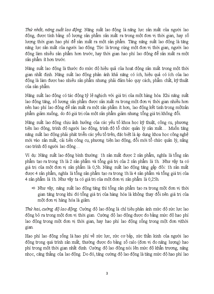 image for page Nghiên cứu  lượng giá trị hàng hóa và phân tích các nhân tố ảnh hưởng đến lượng giá trị của hàng hóa