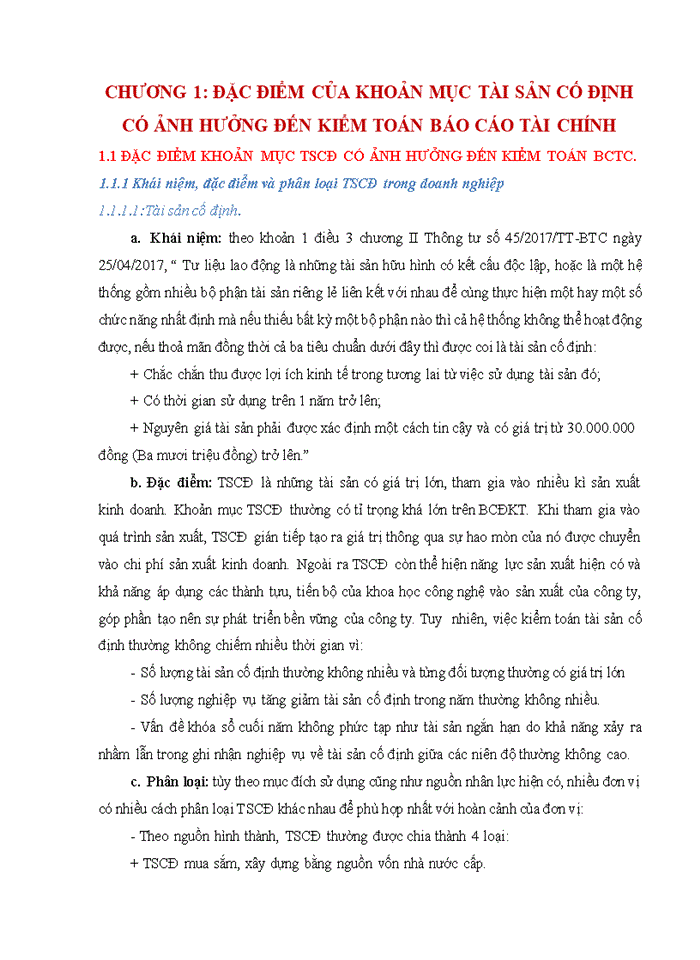 image for page Hoàn thiện kiểm toán khoản mục TSCĐ trong quy trình kiểm toán BCTC do Công ty TNHH Hãng Kiểm toán AASC thực hiện