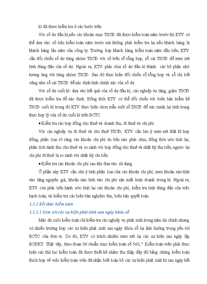 image for page Hoàn thiện kiểm toán khoản mục TSCĐ trong quy trình kiểm toán BCTC do Công ty TNHH Hãng Kiểm toán AASC thực hiện