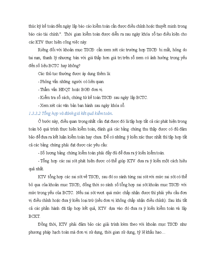 image for page Hoàn thiện kiểm toán khoản mục TSCĐ trong quy trình kiểm toán BCTC do Công ty TNHH Hãng Kiểm toán AASC thực hiện