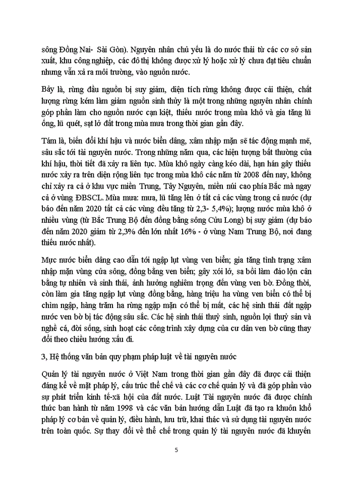 image for page Thực trạng và đề xuất hoàn thiện chính sách thuế, phí, lệ phí đối với hoạt động thăm dò, khai thác tài nguyên nước ở Việt Nam hiện nay.