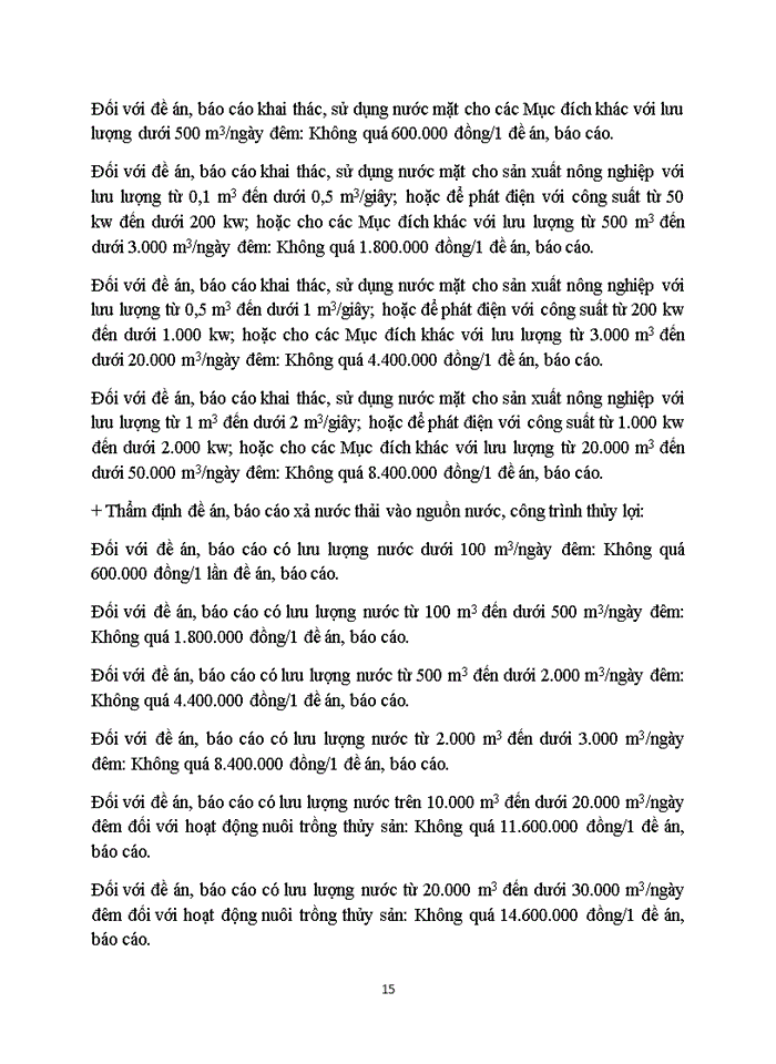 image for page Thực trạng và đề xuất hoàn thiện chính sách thuế, phí, lệ phí đối với hoạt động thăm dò, khai thác tài nguyên nước ở Việt Nam hiện nay.