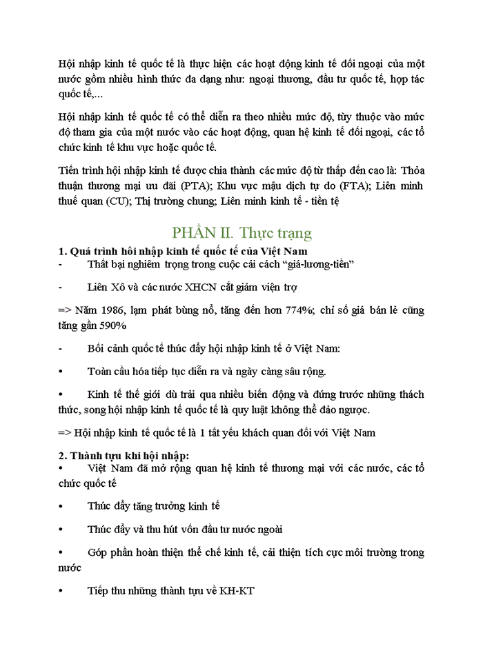 image for page Hội nhập kinh tế quốc tế ở Việt Nam