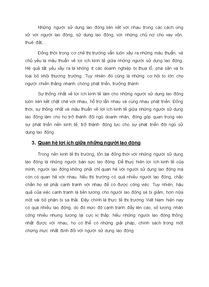 image for page Các quan hệ lợi ích kinh tế chủ yếu trong nền kinh tế thị trường ở Việt Nam