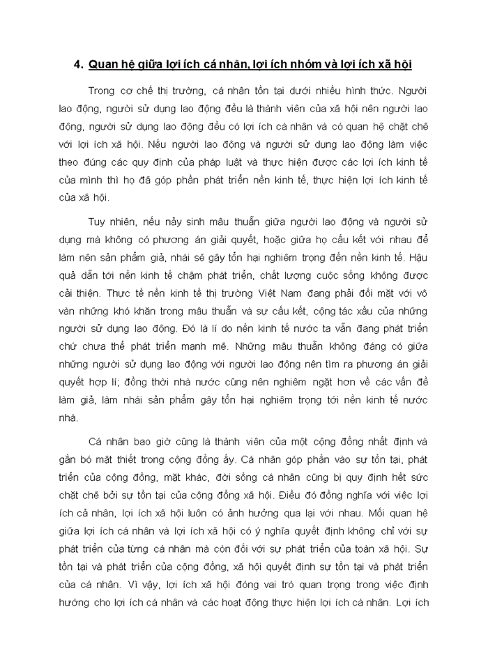 image for page Các quan hệ lợi ích kinh tế chủ yếu trong nền kinh tế thị trường ở Việt Nam