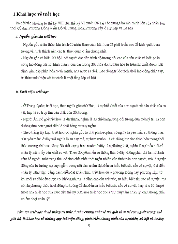 image for page Triết học và vai trò của triết học trong đời sống xã hội