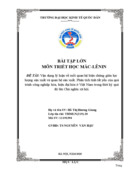 Vận dụng lý luận về mối quan hệ biện chứng giữa lực lượng sản xuất và quan hệ sản xuất