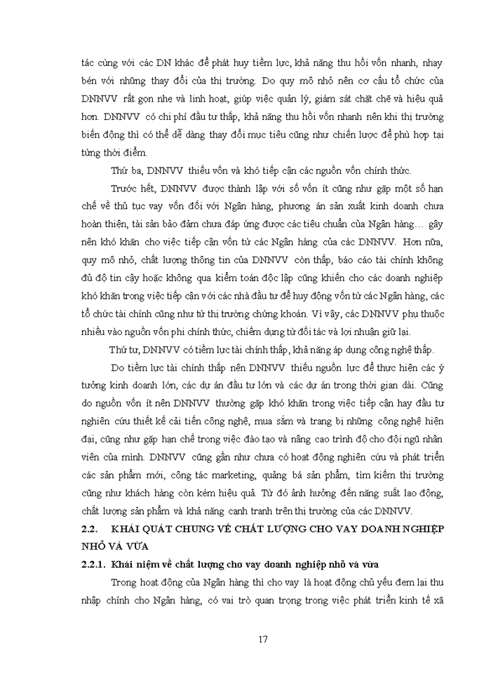 image for page Giải pháp nâng cao chất lượng cho vay doanh nghiệp nhỏ và vừa tại Ngân hàng thương mại cổ phần Phát triển Thành phố Hồ Chí Minh- Chi nhánh Hà Nội