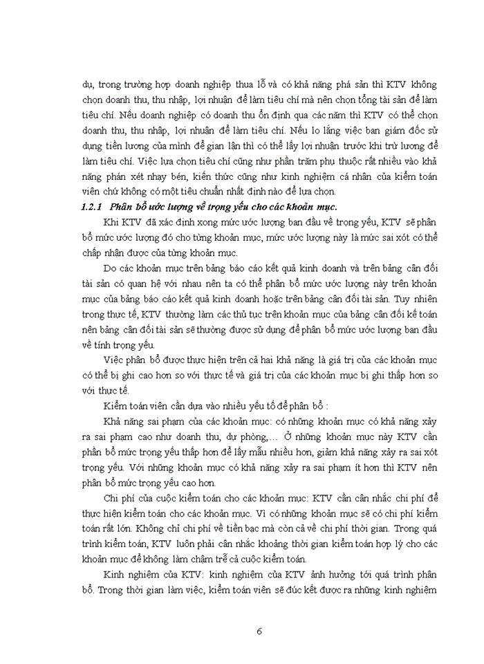 image for page Các giải pháp về việc đánh giá tính trọng yếu trong kiểm toán báo cáo tài chính do các công ty kiểm toán độc lập việt nam thực hiện