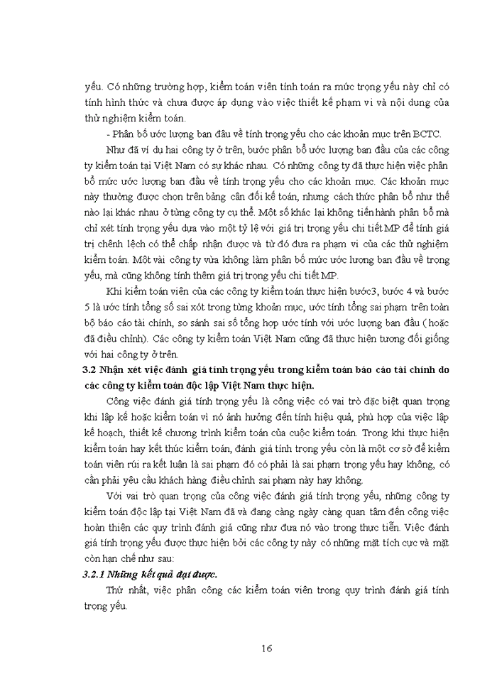 image for page Các giải pháp về việc đánh giá tính trọng yếu trong kiểm toán báo cáo tài chính do các công ty kiểm toán độc lập việt nam thực hiện