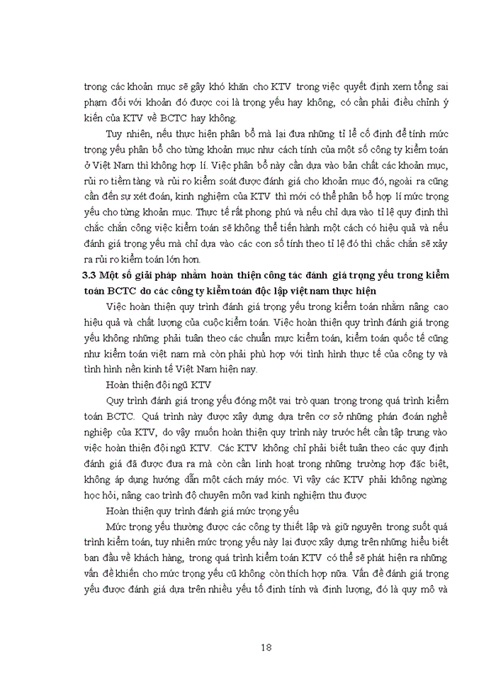 image for page Các giải pháp về việc đánh giá tính trọng yếu trong kiểm toán báo cáo tài chính do các công ty kiểm toán độc lập việt nam thực hiện