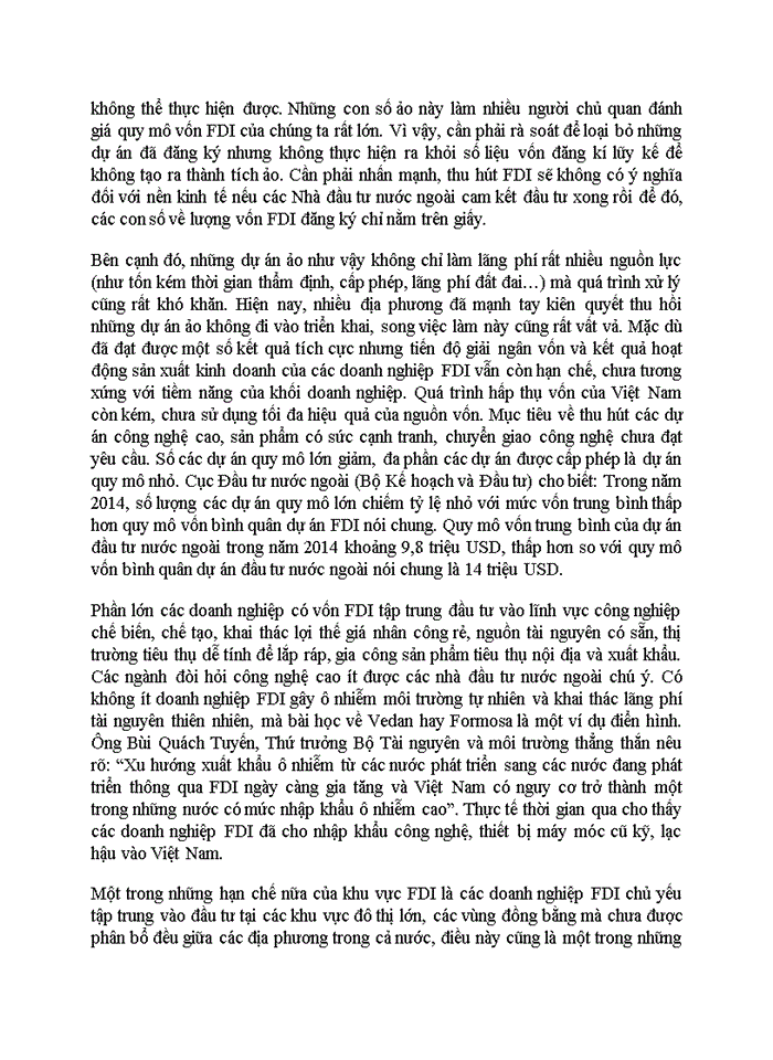 image for page Một số cơ hội và thách thức trong việc thu hút nguồn vốn FDI vào Việt Nam