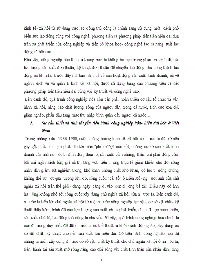 image for page Vận dụng lý luận về mối quan hệ biện chứng giữa lực lượng sản xuất và quan hệ sản xuất, hãy phân tích tính tất yếu của quá trình công nghiệp hóa, hiện đại hóa ở Việt Nam trong thời kỳ quá độ lên Chủ nghĩa xã hội