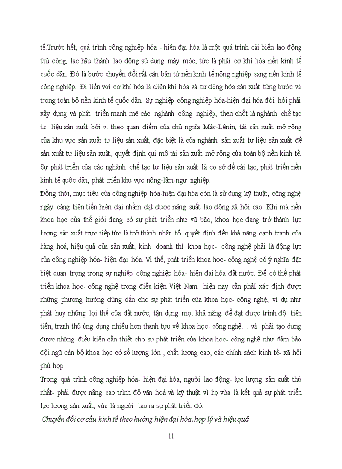 image for page Vận dụng lý luận về mối quan hệ biện chứng giữa lực lượng sản xuất và quan hệ sản xuất, hãy phân tích tính tất yếu của quá trình công nghiệp hóa, hiện đại hóa ở Việt Nam trong thời kỳ quá độ lên Chủ nghĩa xã hội