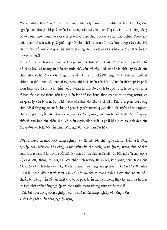 image for page Vận dụng lý luận về mối quan hệ biện chứng giữa lực lượng sản xuất và quan hệ sản xuất, hãy phân tích tính tất yếu của quá trình công nghiệp hóa, hiện đại hóa ở Việt Nam trong thời kỳ quá độ lên Chủ nghĩa xã hội