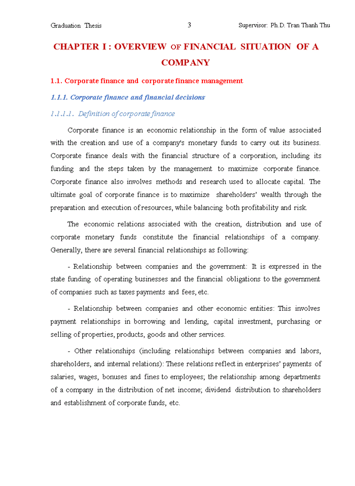image for page Financial situation of Thanh Do Joint Stock Company