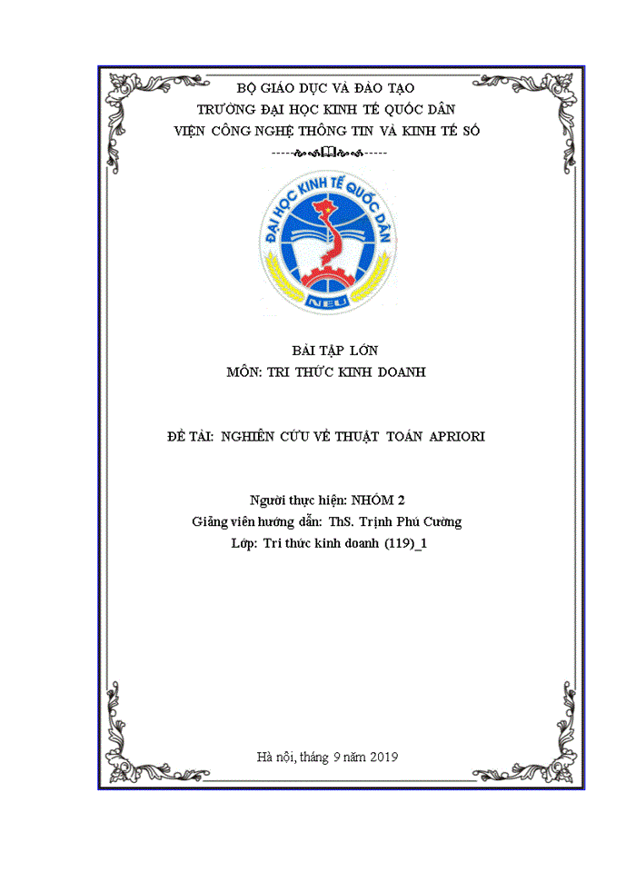 image for page Nghiên cứu về thuật toán apriori