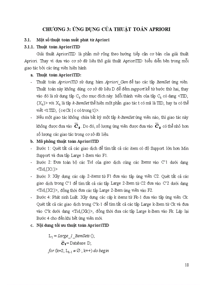 image for page Nghiên cứu về thuật toán apriori