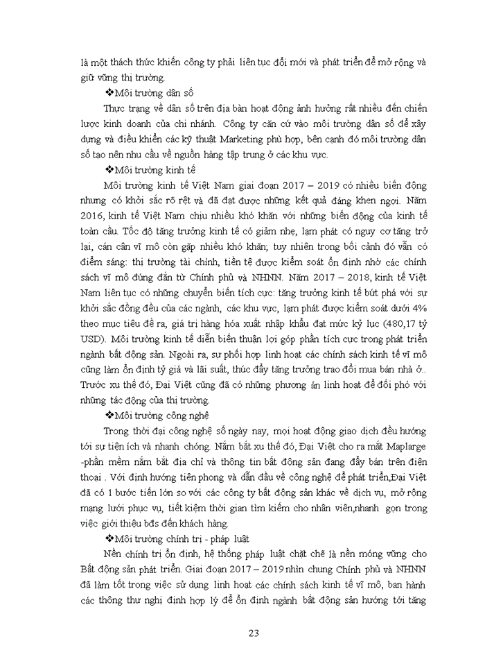 image for page Quản lý bán hàng của công ty cổ phần đầu tư và thương mại bất động sản Đại Việt