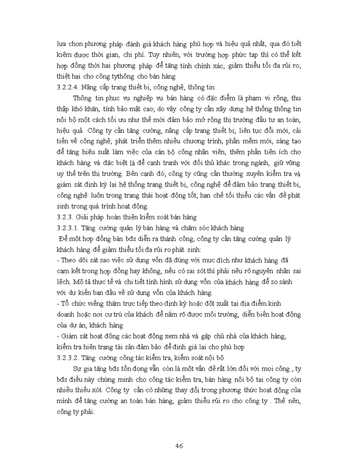 image for page Quản lý bán hàng của công ty cổ phần đầu tư và thương mại bất động sản Đại Việt