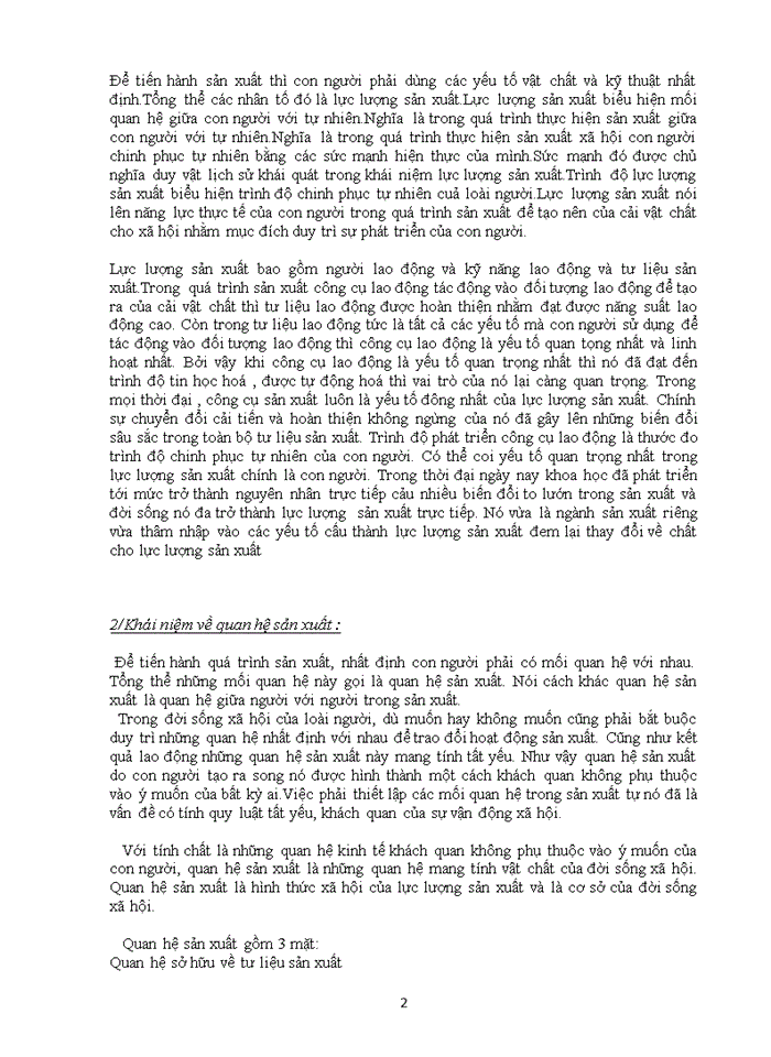 image for page Vận dụng lý luận về mối quan hệ biện chứng giữa lực lượng sản xuất và quan hệ sản xuất, hãy phân tích tính tất yếu của quá trình xây dựng và phát triển nền kinh tế hàng hóa nhiều thành phần ở Việt Nam trong thời kỳ quá độ lên Chủ nghĩa xã hội.