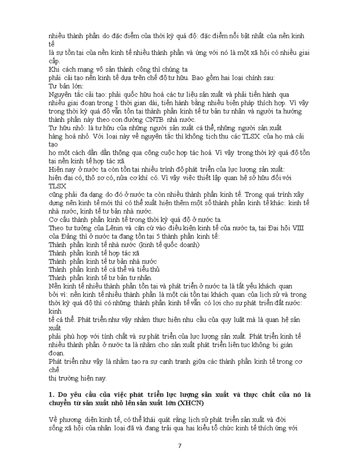 image for page Vận dụng lý luận về mối quan hệ biện chứng giữa lực lượng sản xuất và quan hệ sản xuất, hãy phân tích tính tất yếu của quá trình xây dựng và phát triển nền kinh tế hàng hóa nhiều thành phần ở Việt Nam trong thời kỳ quá độ lên Chủ nghĩa xã hội.