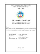 Thực trạng và giải pháp nhằm nâng cao chất lượng dịch vụ ăn uống của nhà hàng sunrise bbq của khách sạn sunrise