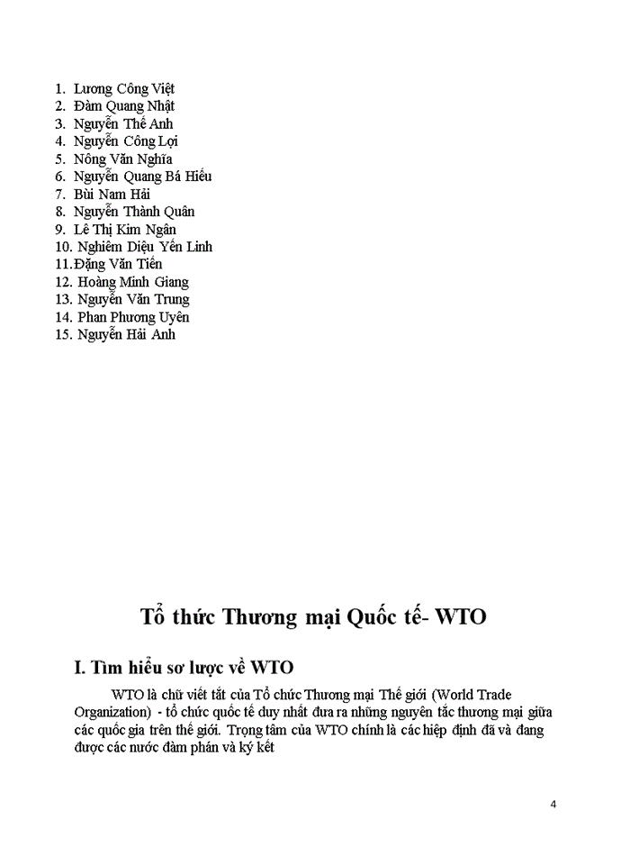 image for page Tìm hiểu về liên kết kinh tế thương mại quốc tế của tổ chức Thương mại Quốc tế - WTO