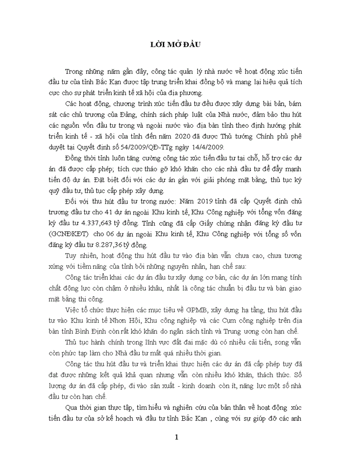 image for page Quản lý xúc tiến đầu tư của sở kế hoạch và đầu tư tỉnh bắc kạn