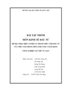 Nhận diện cơ hội và thách thức cho đầu tư của việt nam trong bối cảnh cuộc cách mạng công nghiệp lần thứ tư (4.0)