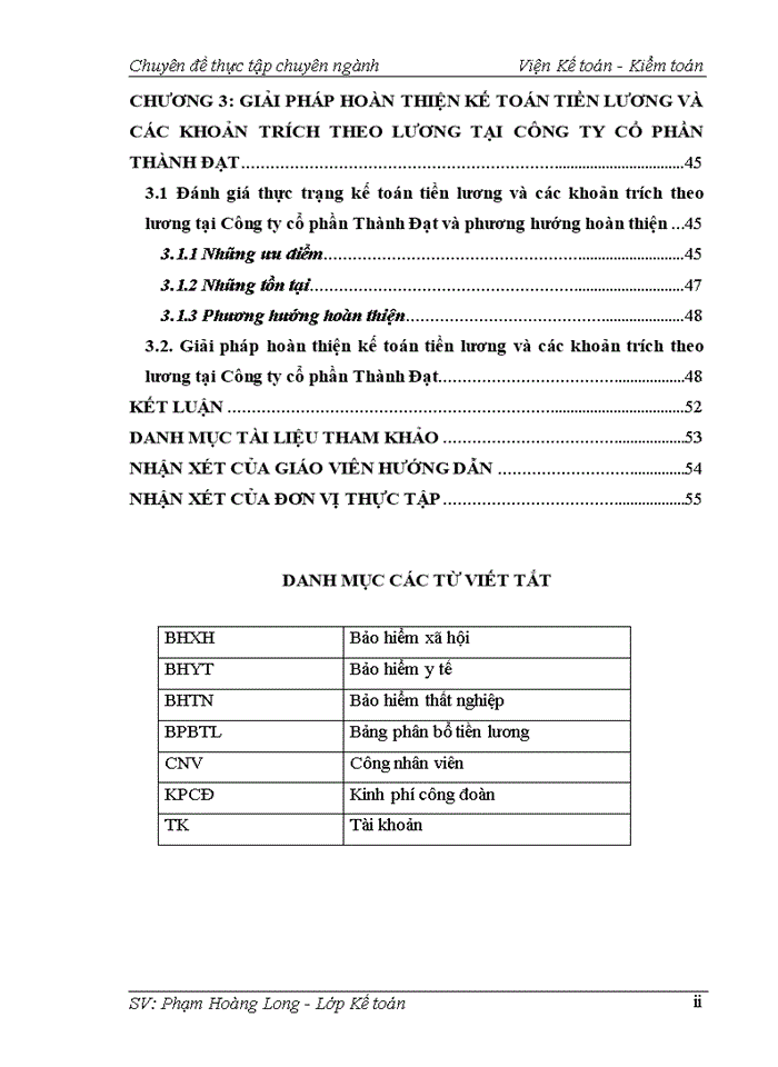image for page Kế toán tiền lương và các khoản trích theo lương tại Công ty cổ phần Thành Đạt