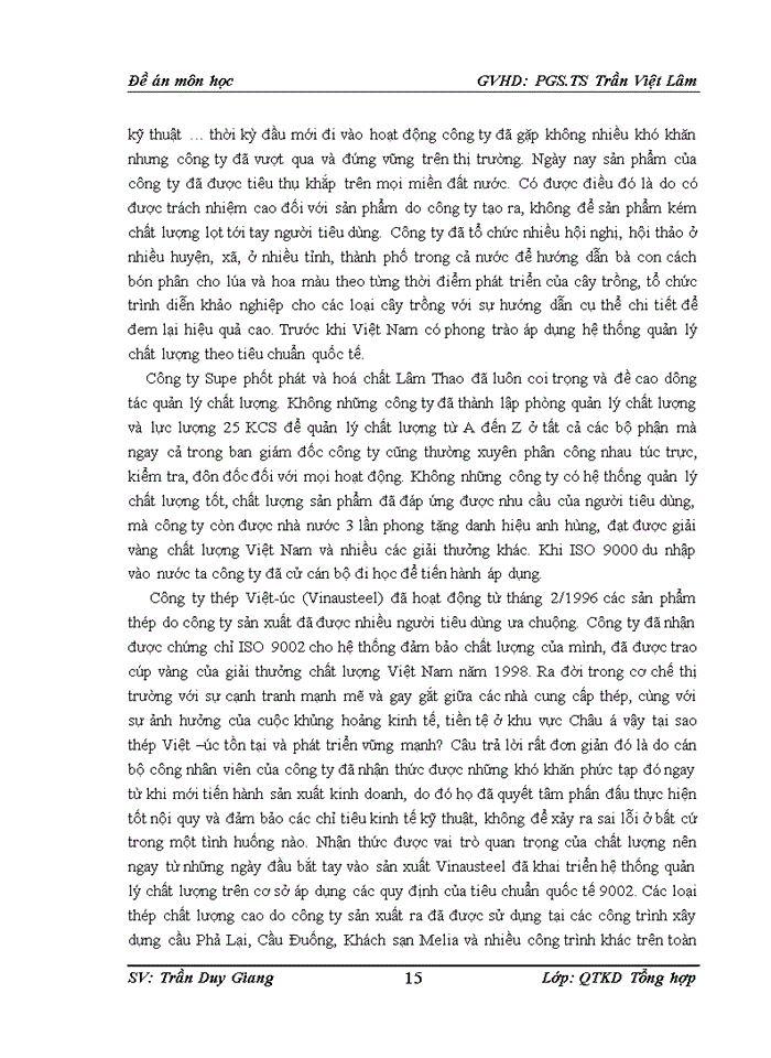 image for page Một số vấn đề về quản trị chất lượng trong các doanh nghiệp cơ khí của Việt Nam