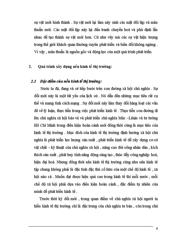 image for page Mâu thuẫn biện chứng trong nền kinh tế thị trường ở nước ta hiện nay