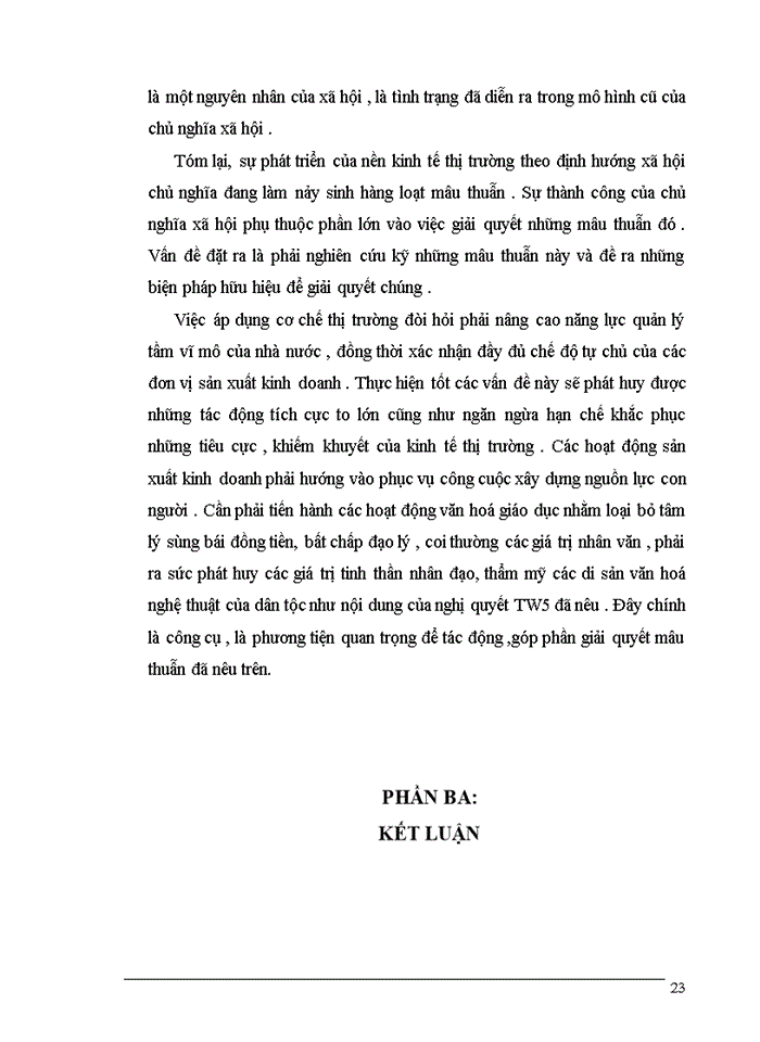 image for page Mâu thuẫn biện chứng trong nền kinh tế thị trường ở nước ta hiện nay