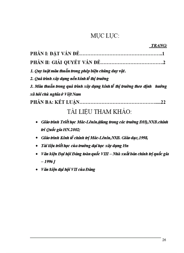 image for page Mâu thuẫn biện chứng trong nền kinh tế thị trường ở nước ta hiện nay