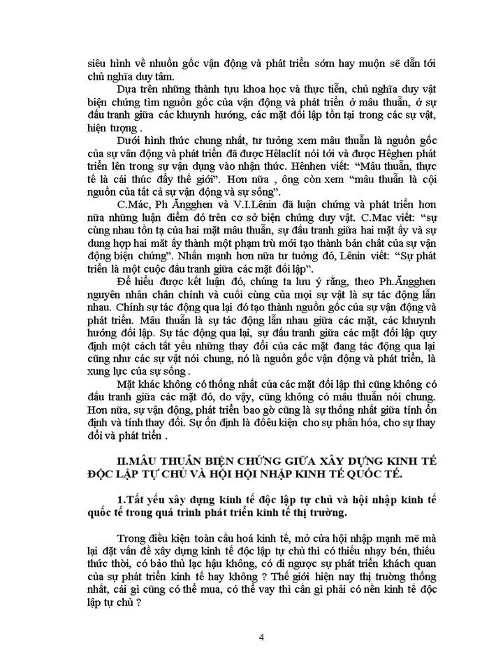 image for page Mâu thuẫn biện chứng giữa xây dựng kinh tế độc lập tự chủ và hội nhập kinh tế Quốc tế