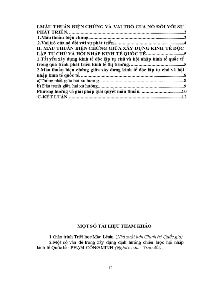 image for page Mâu thuẫn biện chứng giữa xây dựng kinh tế độc lập tự chủ và hội nhập kinh tế Quốc tế