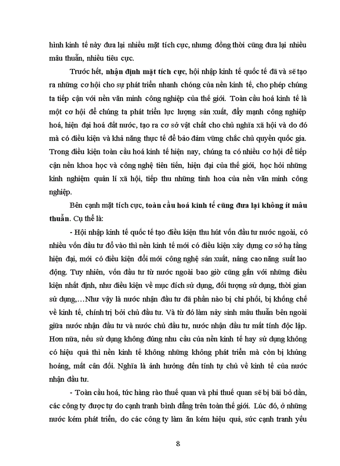 image for page Phép biện chứng về mâu thuẫn và việc phân tích mâu thuẫn giữa xây dựng kinh tế độc lập tự chủ với hội nhập kinh tế quốc tế