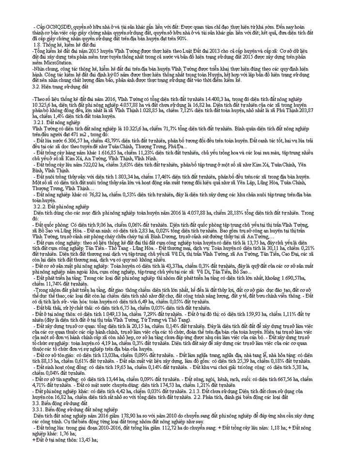 image for page Xây dựng quy hoạch sử dụng đất huyện Vĩnh Tường  tỉnh Vĩnh Phúc  giai đoạn 2017 - 2020
