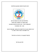 Mang thai hộ - một số vấn đề về lý luận, pháp luật và thực tiễn ở việt nam hiện nay