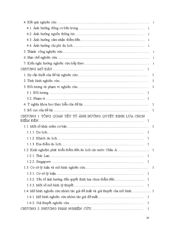 image for page Yếu tố ảnh hưởng quyết định chọn điểm đến của du khách quốc tế: nghiên cứu trường hợp hà nội